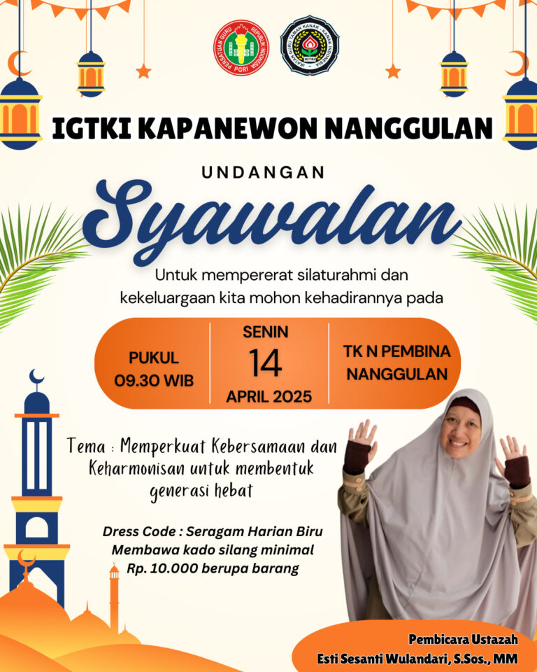 Syawalan IGTKI-PGRI Kapanewon Nanggulan: Merajut Silaturahmi dan Kebersamaan